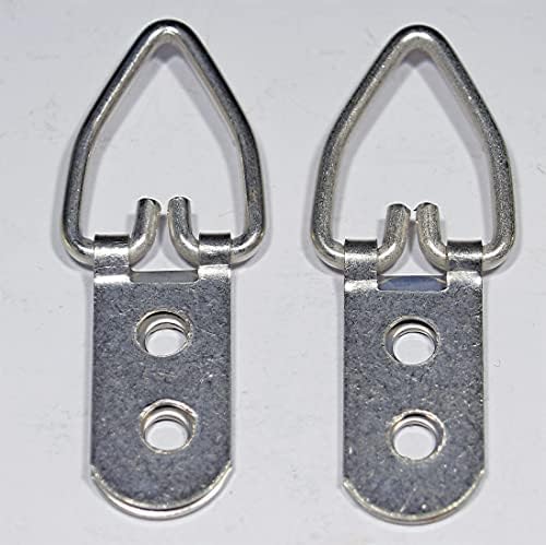 2 orifícios de níquel extra pesado e cabide de anel e espelho com parafusos