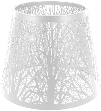Lurrose tabela lâmpada de lâmpada de metal tons de lâmpada de metal E27 Modern tambor lampshades lâmpada de barril tampa de árvore