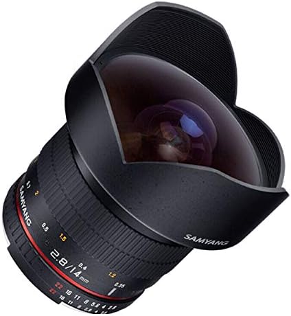 Samyang 14mm f2.8 lente de grande angular para câmera de montagem em cânone e moldura