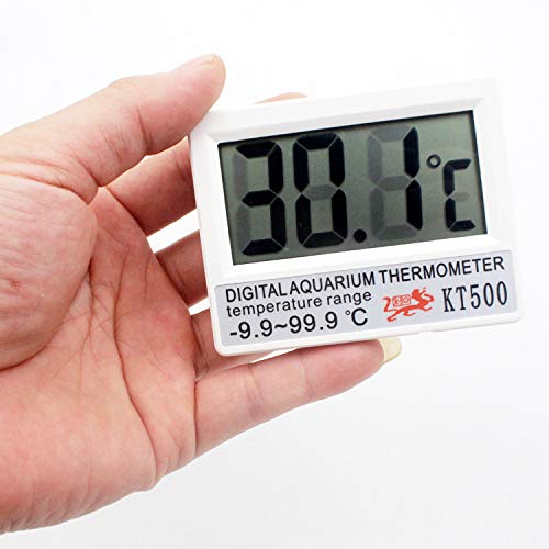 Tanque de peixe LED Termômetro de temperatura Medidor de aquário Ambiente de temperatura do aquário Termômetro interno