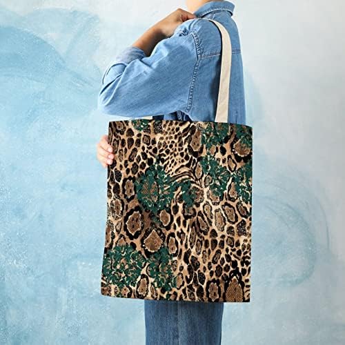 Bolsa de caneta de pele de leopardo barroca Presente de bolsas de compras estampadas para homens para homens