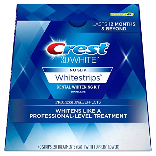 Crest 3d White Whitestrips Efeitos profissionais, 40 contagem