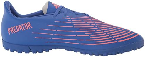 Adidas unissex Predator Edge.4 Sapato de futebol de grama, azul de alta resolução/turbo/hi-res Blue, 8,5 homens dos EUA