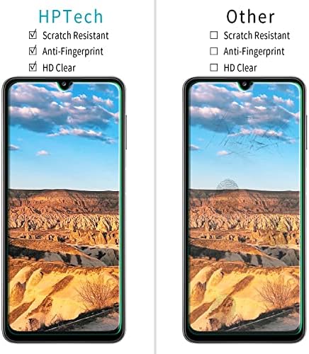 Vidro temperado HPTECH para Samsung Galaxy A32 5G Protetor de tela, fácil de instalar, livre de bolhas, trabalhe com 99% de casos