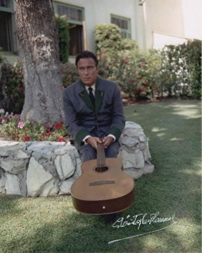 Christopher Plummer assinou o Autograph 8x10 Photo - Capitão Georg von Trapp O som da música, todo o dinheiro do mundo, a