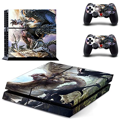 Game Monster Astella Armis Hunter PS4 ou Ps5 Skin Skin para PlayStation 4 ou 5 Console e 2 Controllers Decal Vinyl V14911