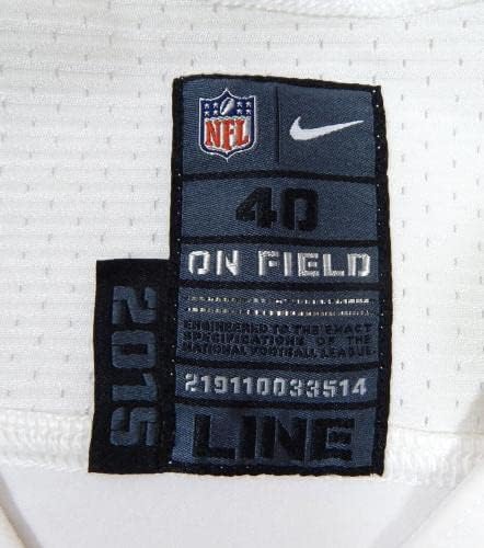 2015 San Francisco 49ers Reggie Bush #23 Jogo emitiu White Jersey 40 DP28808 - Jerseys não assinados da NFL usada