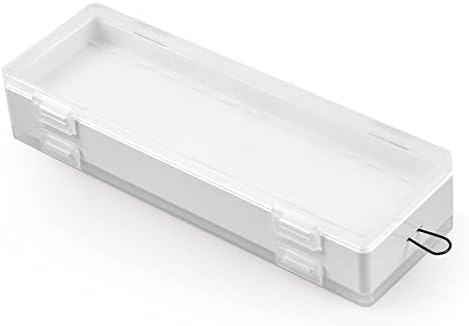 Caixa de armazenamento do organizador da bateria Soshine, caixa do suporte da bateria para 24 pcs AA baterias