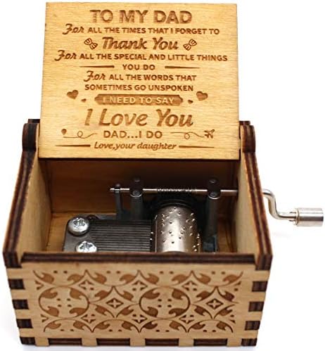 Ukebobo Wooden Music Box- You Are My Sunshine Music Box, de filha a pai, presentes para o pai