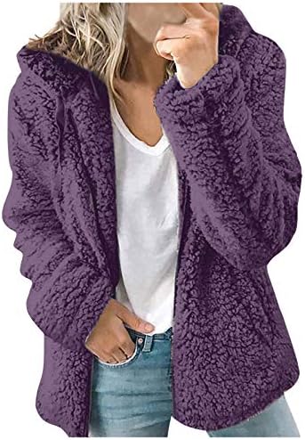 Moletom de moda fofa capuz para mulheres para mulheres, inverno quente macio molusco de camisola de camisa de camisa de suéter de manga comprida capuz