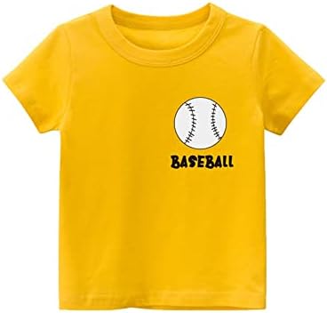 Camiseta de impressão de beisebol zhizaihu para crianças meninos criança manga curta camiseta camarada camiseta de