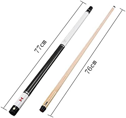 DSJ Pool Cue Dicas de bastão 11,5-13mm 19oz Processo sem tinta, interface rápida da piscina de bordo 57 polegadas de 57 polegadas,