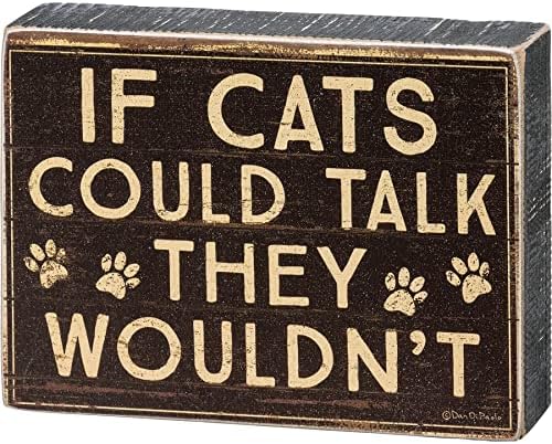 Primitivos de Kathy se os gatos pudessem conversar, eles não fariam o sinal de decoração em casa