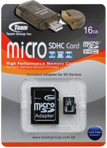 16 GB Turbo Speed ​​Class 6 Card de memória microSDHC para LG GT365 ETNA GT400 GT405. O cartão de alta velocidade vem com um SD e adaptadores USB gratuitos. Garantia de vida.