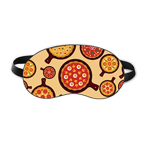 Pizza Italy Tomate Foods Peppers Sleep Sleep Eye Shield Soft Night Blindfold Shade Cover