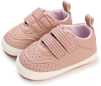 Cosankim Baby meninos Sapatos de meninas Lace Up Pu couro tênis infantil não deslizante Slip Borracha Soole recém -nascido