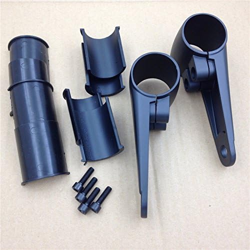 Suportes de montagem de faróis de alumínio de alumínio XKMT-Black-Black compatíveis com garfos de 39 mm de 39 mm de 41 mm [B00YWC76XG]