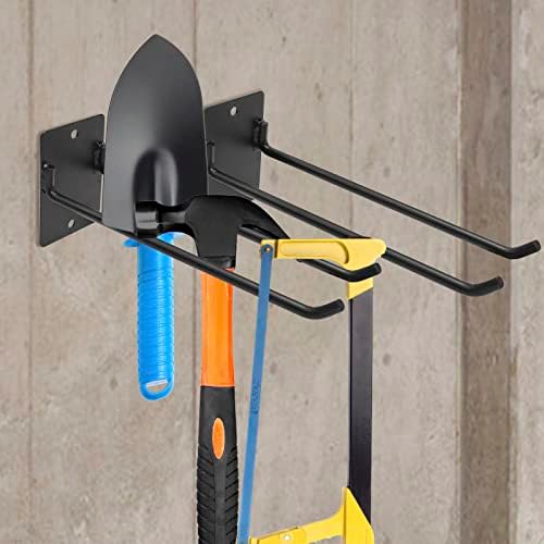 Zudksuy Shovel Rack Mount Mount Outdoor- Garden Tool Hook- Rack de armazenamento de garagem vazio - Montagem de