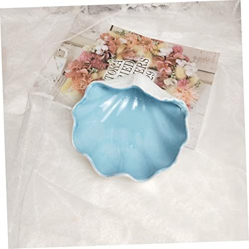 Veemon Shell Bowl Decoração de lanches japoneses Caixa de armazenamento cosmético Brincos artesanais de porcelana Snack