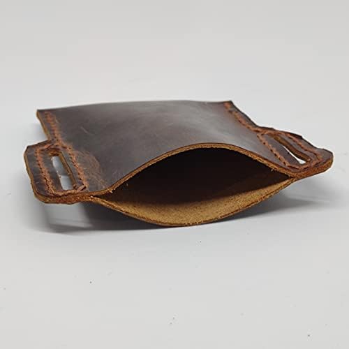 Caixa de coldre de couro holsterical para LG G8S ThinQ, capa de telefone de couro genuína, estojo de bolsa de couro