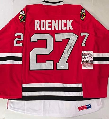 Jeremy Roenick contratou o Chicago Blackhawks Jersey autografou Hawks JSA - Jerseys autografados da NHL