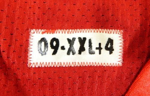 2009 San Francisco 49ers 67 Game usou camisa de prática vermelha xxl dp33510 - Jerseys usados ​​na NFL não assinada