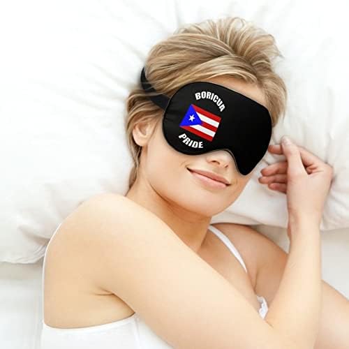 Vintage Boricua Pride Porto -riquenho Flag de cegos máscara de cegos Sleep