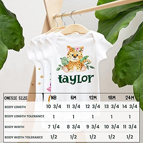 Presente genérico para bebês personalizados para menina/menino com nome - roupas de bebê personalizadas de bebês engraçados - roupas de banho personalizadas do chuveiro branco infantil C1, recém -nascido, 6m, 12m, 18m, 24m
