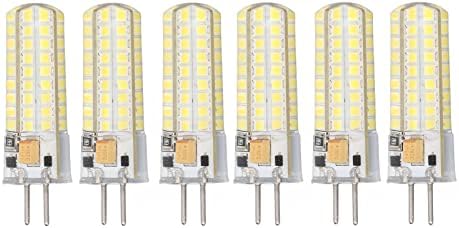 Lâmpada LED, lâmpadas de lustre, 6pcs GY6.35 Bulbo LED 7W AC DC12V 700LM 72 LEDS 360 graus Lâmpada de milho LED para lâmpadas de teto de lâmpadas para lâmpadas de mesa, lesão de lustre Lightscape iluminação