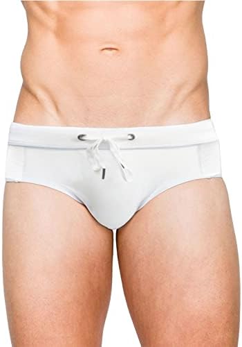 Verão masculino masculino masculino de verão esportivo rápido seco Soild color fit shorts triangle sem malha baús de natação