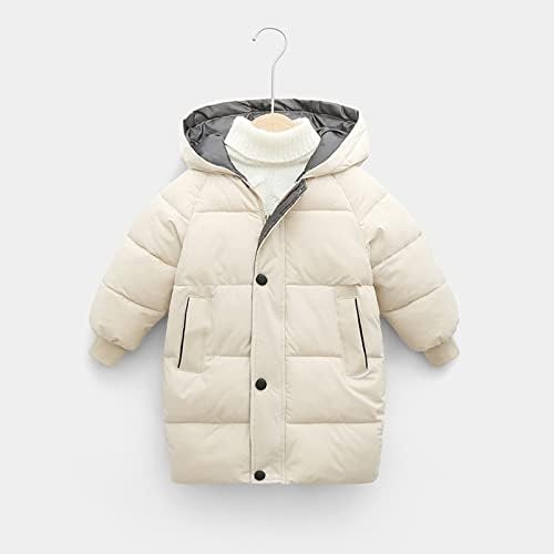 Criança criança garotas meninas casaco inverno inverno butão quente e com capuz casaco de vento fora de casacos de garotas grandes