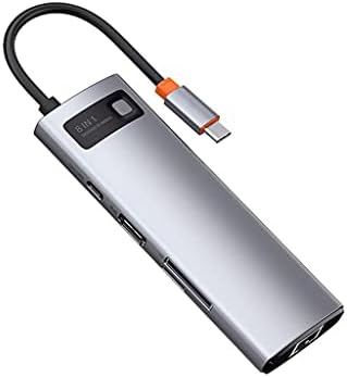 WSSBK USB Hub tipo C para Multi USB 3.0 4K HD PD 100W Porta USB Adaptador de hub