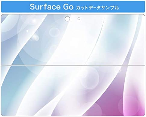capa de decalque igsticker para a superfície do Microsoft Go/Go 2 Ultra Fin Protective Body Skins 002149 simples rosa verde simples