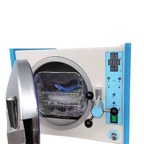 NSKI 18L Aço inoxidável Laboratório médico esterilizador de vapor de autoclave com função de secagem