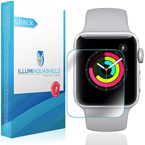 Illumi Aquashield Screen Protector Compatível com Apple Watch Watch No Bubble Alta Definição