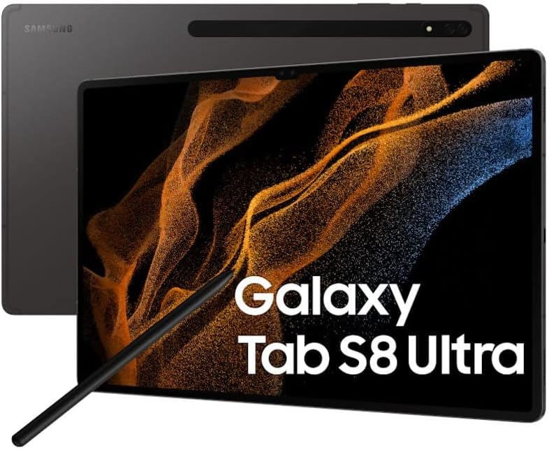 Samsung Samung Galaxy Tab S8 Ultra Wi -Fi Somente comprimido de fábrica de fábrica 14,6 polegadas, tablet Android, incluindo
