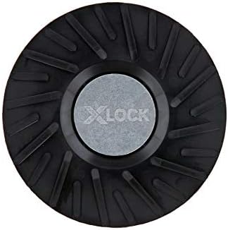 Bosch MGX0500 5 pol. Almoço de apoio X-bloqueio com clipe X-bloqueio-dureza média, uso com discos de fibra, para aplicações