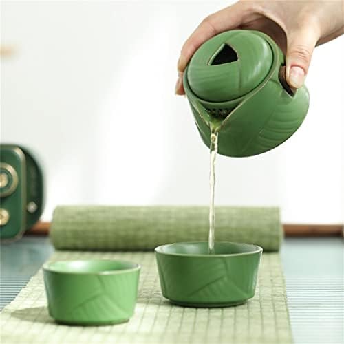 Rbhgg Travel Tea Set Sett Set Gift Ideas de chá rápido Conjunto de chá portátil