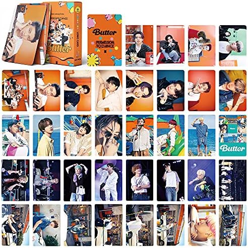 Yimida Kpop Bangtan Boys Stickers Fotocards Set Pack 90pcs Vinil adesivo à prova d'água 108pcs Álbum Photo Lomo Cards