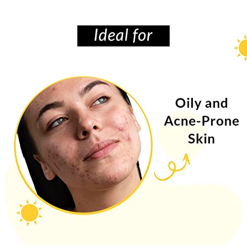 Protetor solar de sombra malar SPF 30+ Gel para a pele oleosa - propenso a acne, oferece proteção PA +++, proteção de amplo espectro