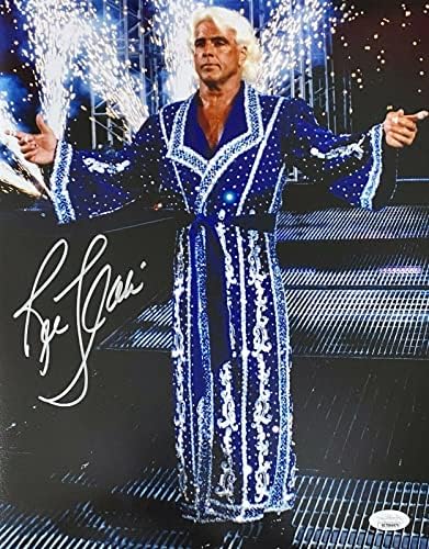 Ric Flair assinou autografado 11x14 foto JSA autêntica WWE WCW 4 - Fotos de luta livre autografadas