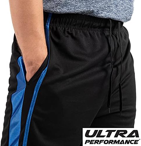 Ultra Performance 5 pacote shorts masculinos, shorts de ginástica atlética Shorts de basquete para homens, SM - 5x