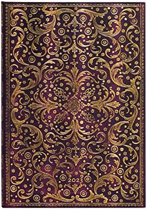 Paperblanks Aurelia Calendário de 12 meses 2023 | Vertical | Grande