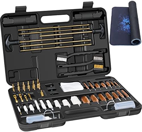 Kit universal de limpeza de armas, espingarda de pistola de rifle kit de limpeza de armas de tiro de pistola adequado para