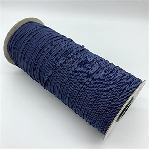 Selcraft 3mm 7mm 10mm 5yards/lote Navyblue Alta banda elástica de costura elástica compatível com faixa de borracha faixa de corda esticada elástica fita de fita.943