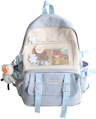 CM C&M Wodro Kawaii Mochila com pinos Backpack fofo para mulheres garotas viagens backpack backpack mochila estética