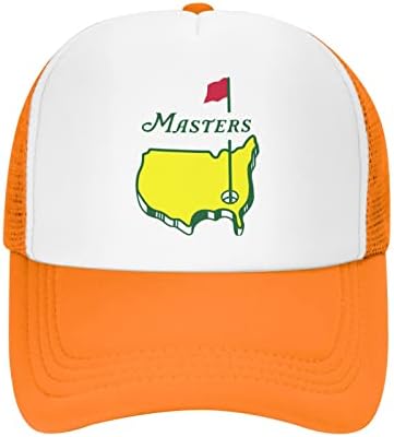 Snipez Masters Hat Hat Golf Sport Cap Hat Trucker Moda Ajusta Mesh Capinho de Baseball Capt