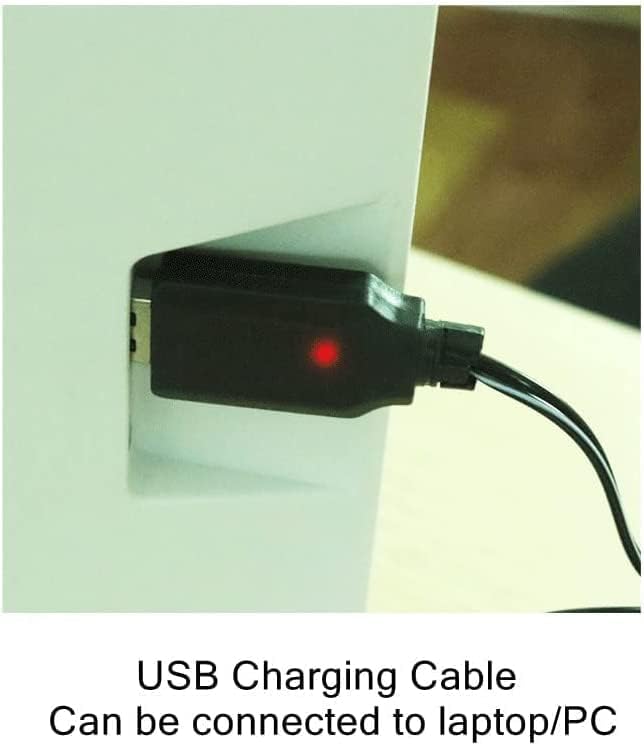 Bettomshin 1pc 6v 250mA Cabo de carregador USB, cabo de adaptador de energia com conector de plugue SM-2P para RC Car Ni-MH Ni-CD