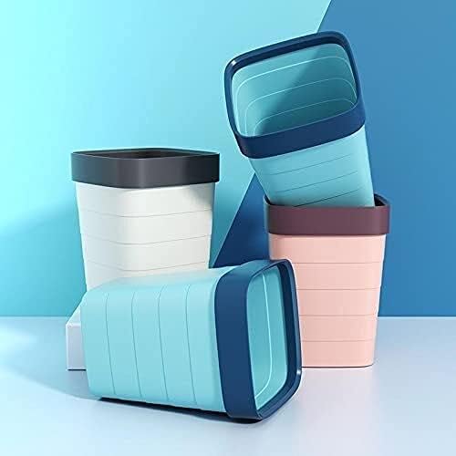 Lixo de lixo de lixo de lixo wxxgy pode ser criativo cesto de papel de papel fofo, adequado para o quarto da cozinha banheiro banheiro lixo/B-Red