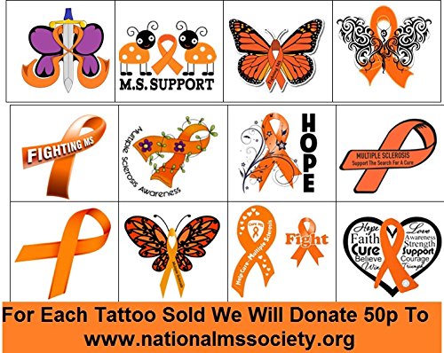 Esclerose múltipla tatuagens temporárias